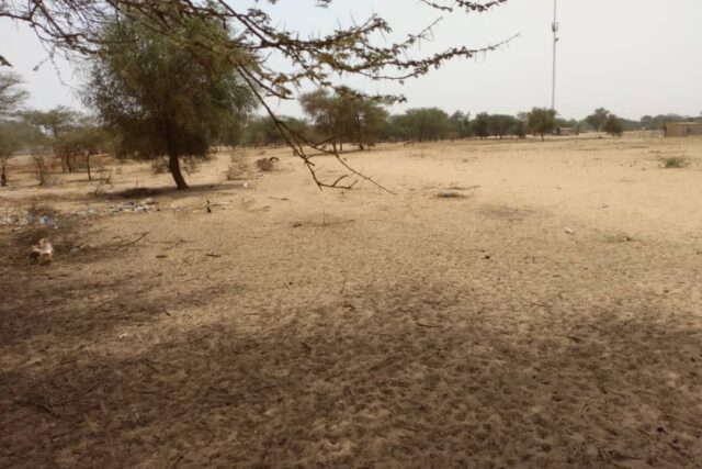 Terrain de 4356 mètres carrés ouvert sur piste vers Baba Garage