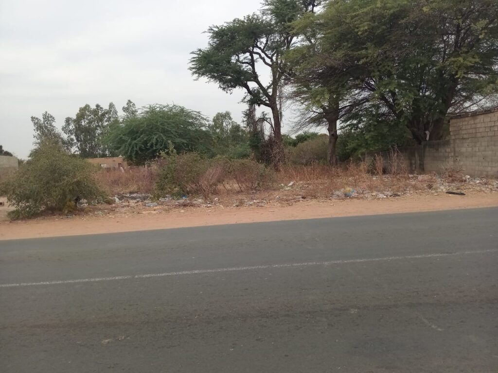 Terrain de 2300 m² prêt pour projet de morcellement à Nguékhokh